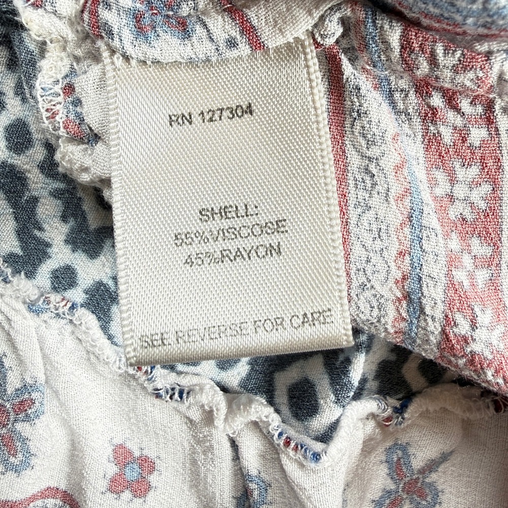 John Mark Tunic Top Women XS Tiered Boho Artsy Chic Peplum Whimsical Cottagrcore - Picture 8 of 10